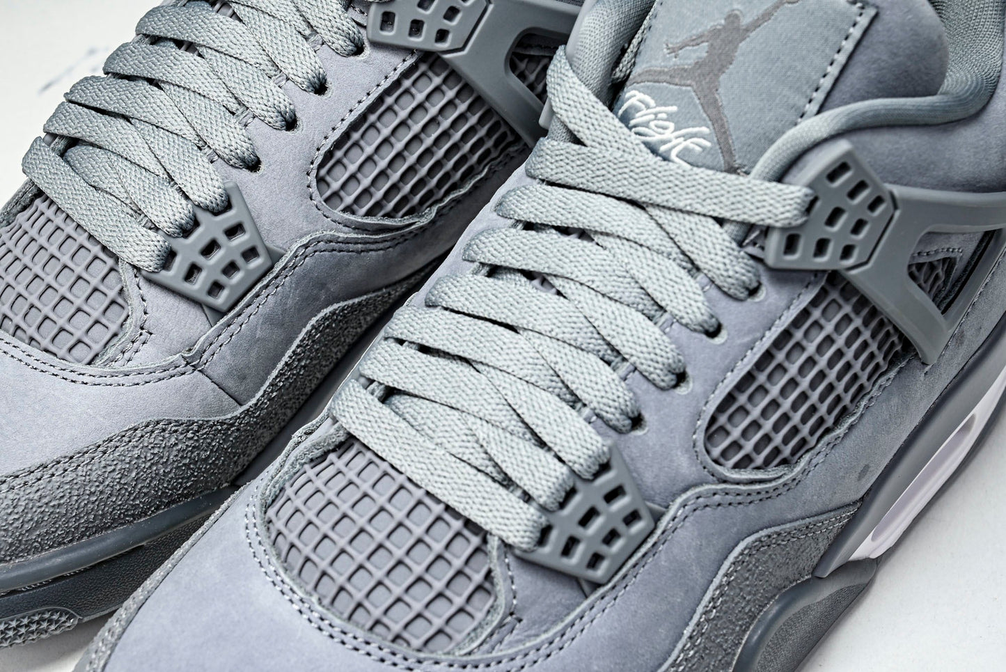 Nigel Sylvester x AJ4 Retro OG Brick by Brick 'Grey' (Unreleased)