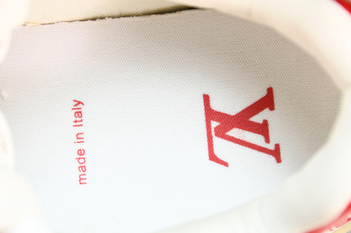 Louis Vuittоп Trainer Low Velcro Strap 'Red Mesh'