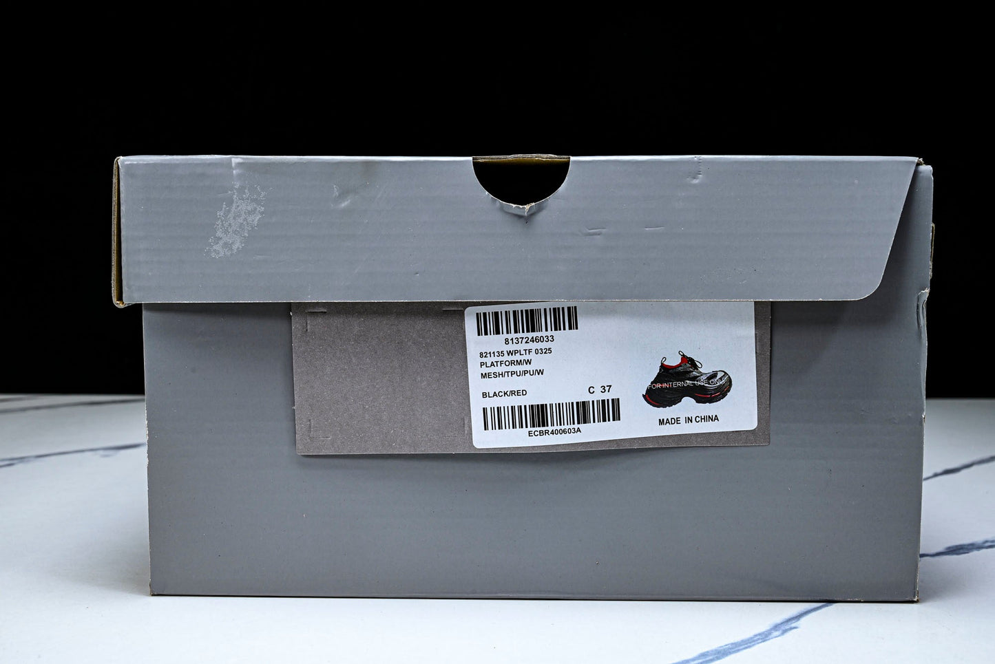 Вalenciaga Platform Sneaker 'Black Red'