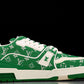 Louis Vuittоп Trainer Low 'Green Monogram Textile'