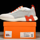 Hermès Bouncing Sneaker 'Blanc Orange Bleu'