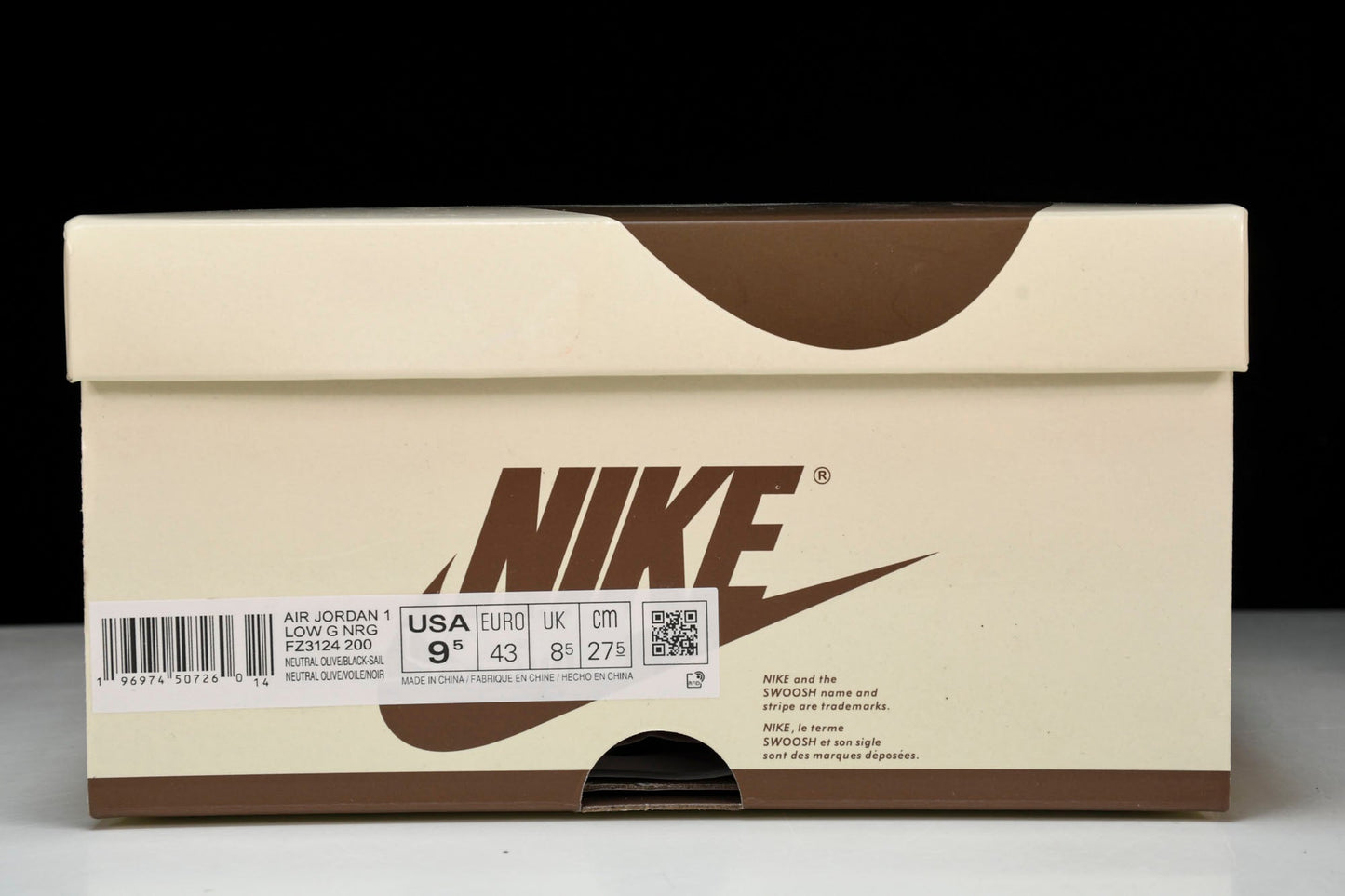 Travis Scott x AJ1 Low 'Golf' - UK W 3 (M 3.5) / US W 5.5 (M 4) / EU 36
