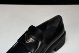 Prada Chocolate Patent Loafers 'Black'