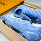 Louis Vuittоп Footprint Football Sneaker 'Blue Suede'