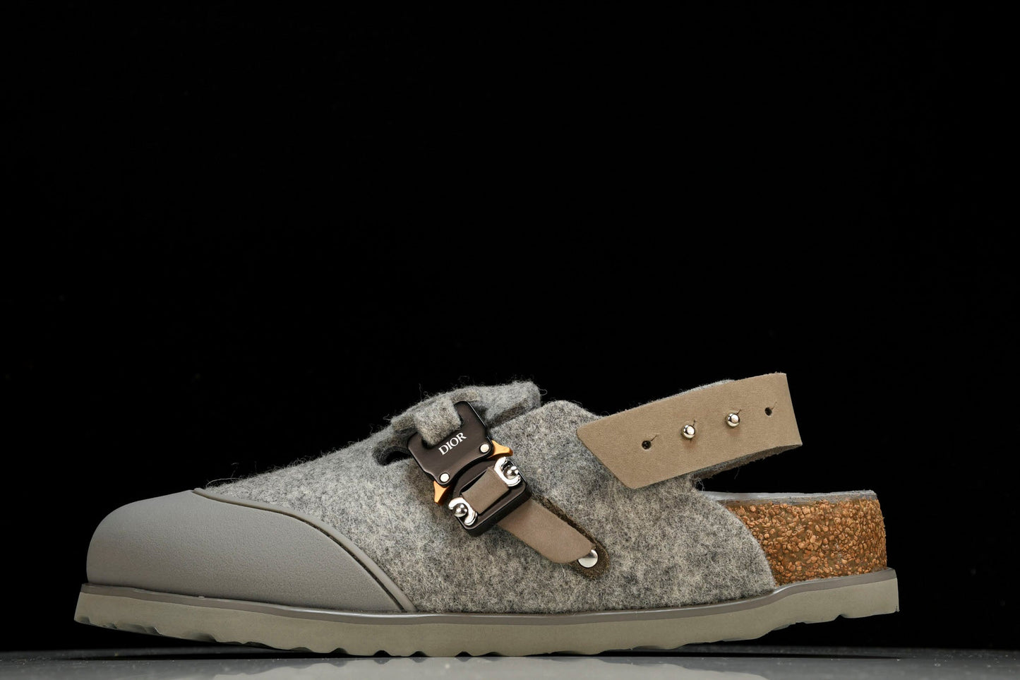 Birkenstock x D1or Tokio Mule Felted Wool 'Grey' - UK 6 / US 7 / EU 40
