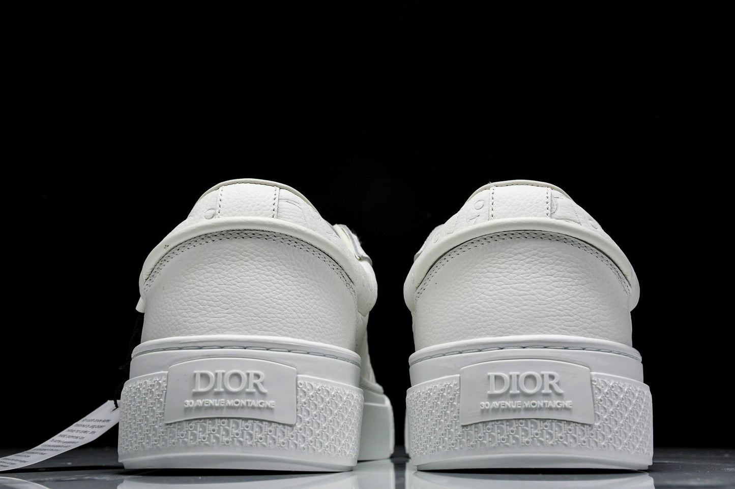 D1or B33 Gravity Leather 'Oblique Triple White' - UK 7 / US 8 / EU 41