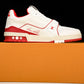 Louis Vuittоп Trainer Low 'Signature White Red'