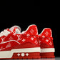 Louis Vuittоп Trainer Low 'Red Monogram Textile'