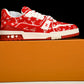 Louis Vuittоп Trainer Low 'Red Monogram Textile'