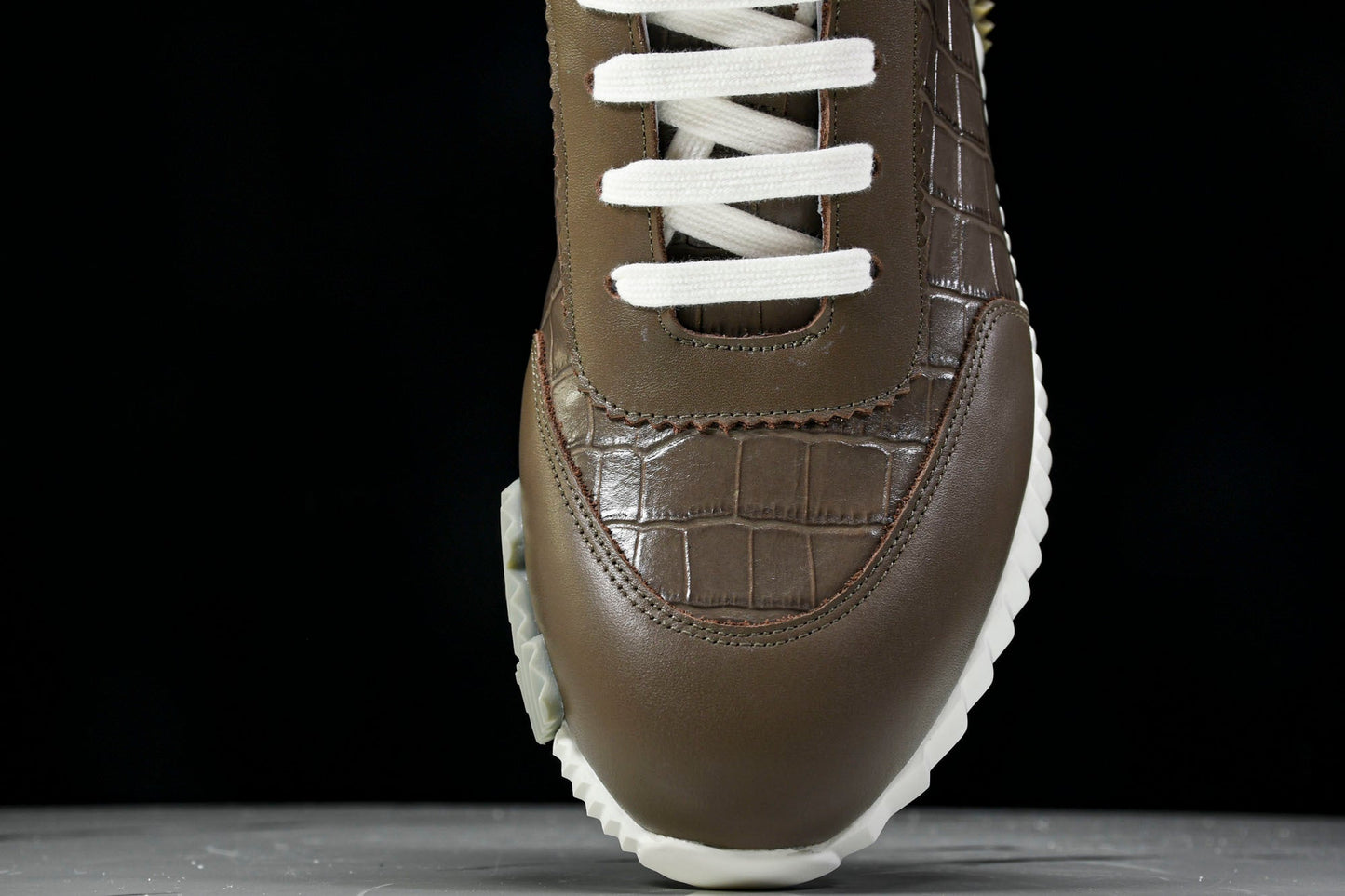 Нermès Bouncing Sneaker 'Etoupe Crocodile'
