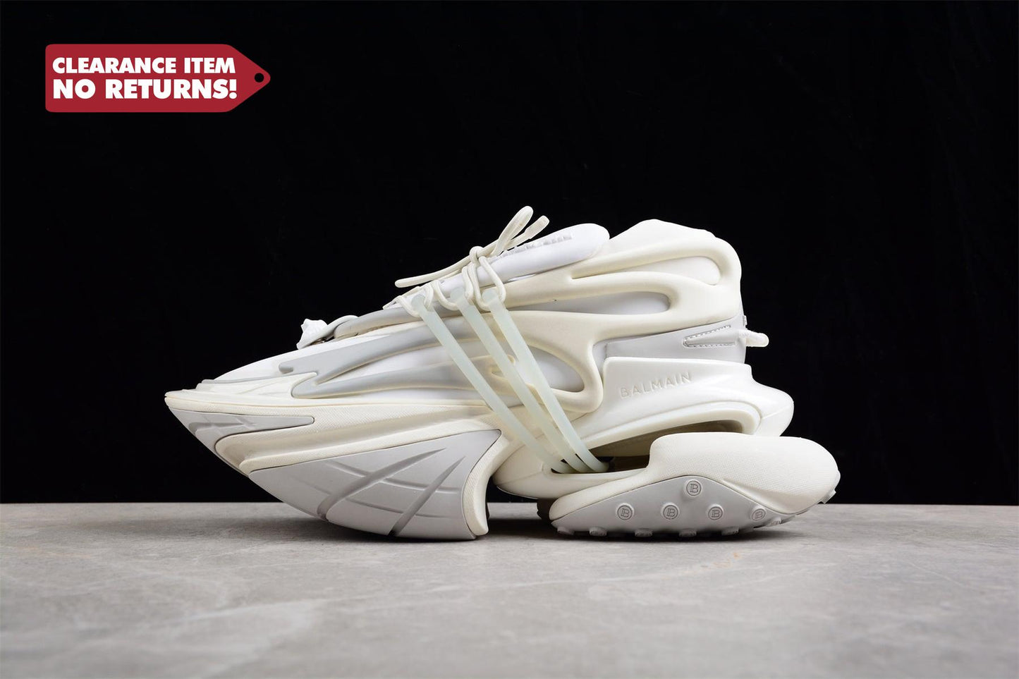 Balmain Unicorn Low-Top 'White' - UK 8 / US 9 / EU 42