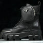 Prada Monolith Boots with Pouch 'Black'