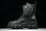 Prada Monolith Boots with Pouch 'Black'