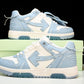 Off-White Out Of Office OOO Low Top 'Sartorial Stitching - Blue White'
