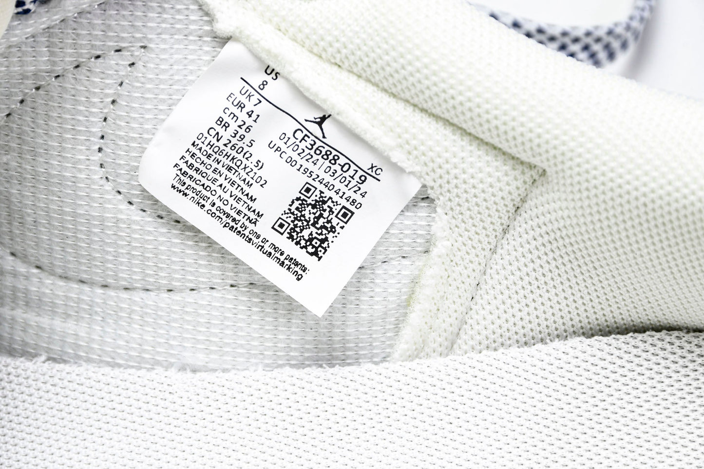Travis Scott AJ1 Low x Fragment 'Grey Navy' (Custom)