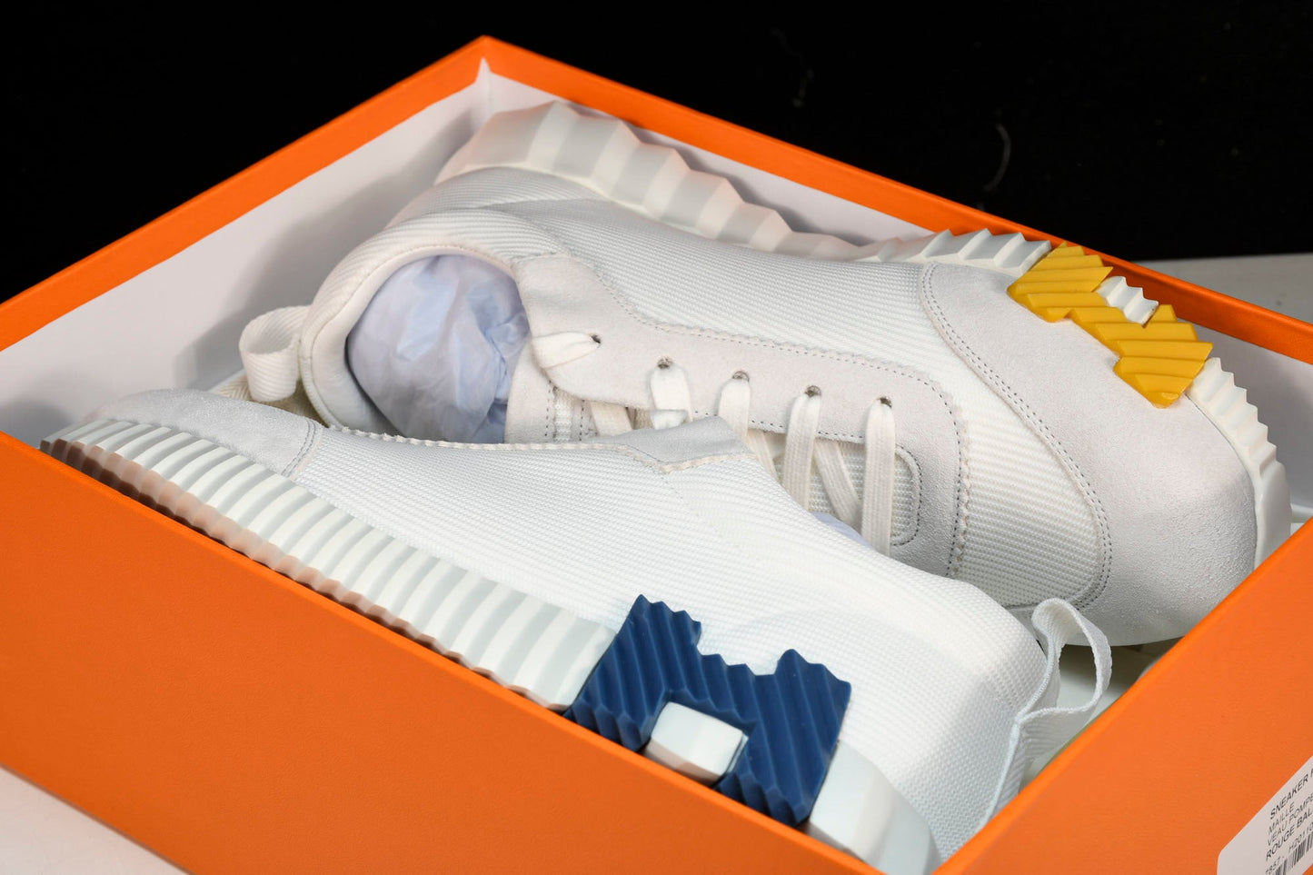 Hermès Bouncing Sneaker 'Blanc Bleu'