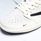 Travis Scott AJ1 Low x Supreme 'Black White' (Custom)