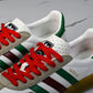 Guссi x Gazelle 'White Green Red'