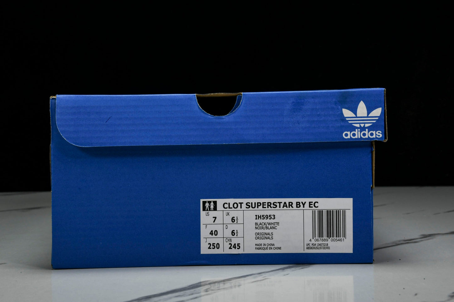 Superstar x CLOT by Edison Chen 'Black' - UK 5.5 / US 6 (W 7) / EU 38.5