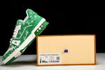 Louis Vuittоп Trainer Low 'Green Monogram Textile'