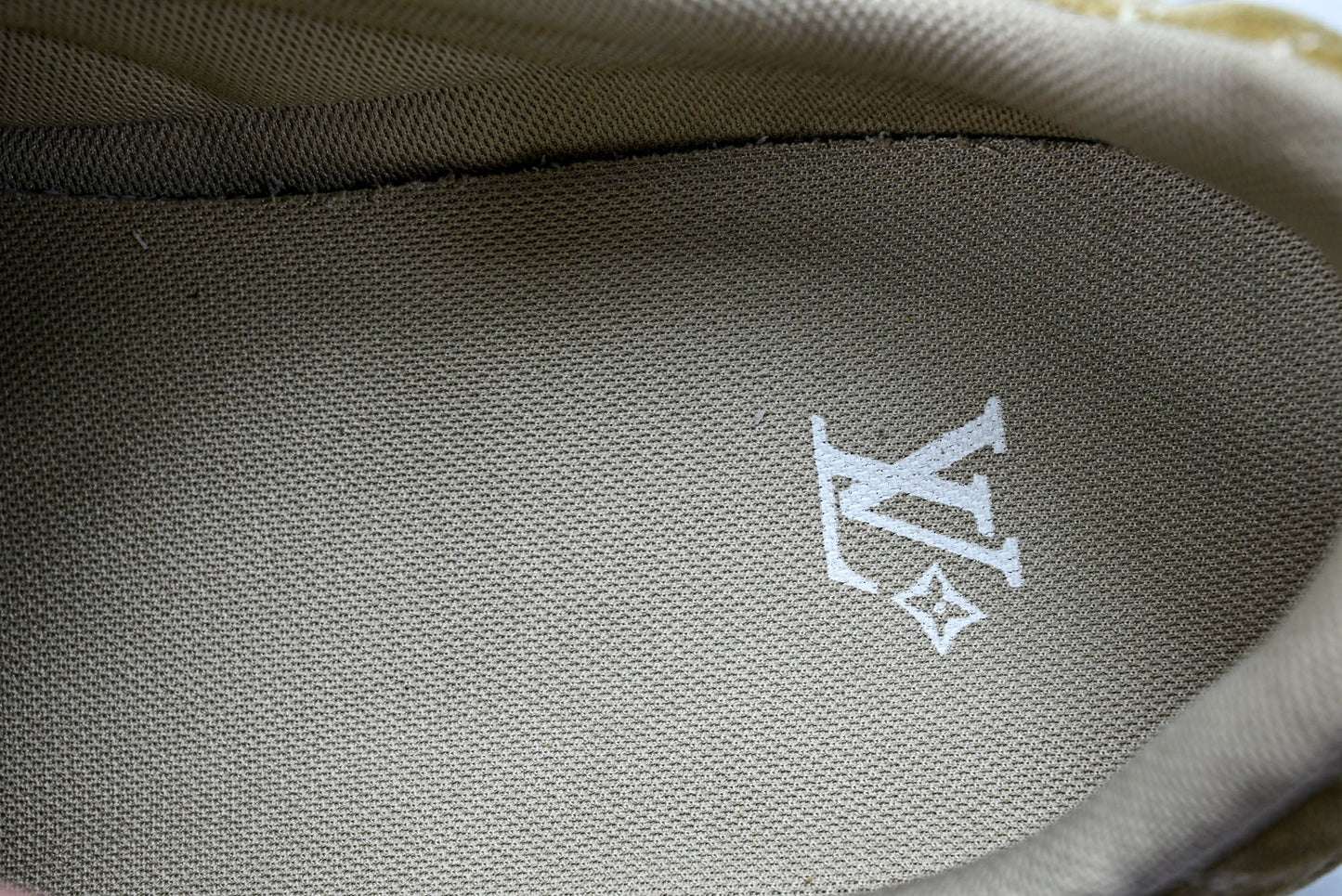 Louis Vuittоп Footprint Football Sneaker 'Beige Suede'