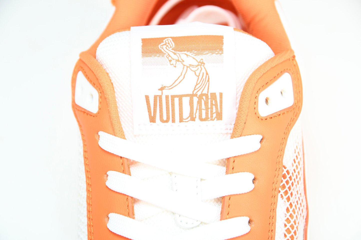 Louis Vuittоп Trainer Low Velcro Strap 'Monogram Denim Orange'