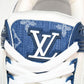 Louis Vuittоп Trainer Low 'Monogram Denim White Blue'