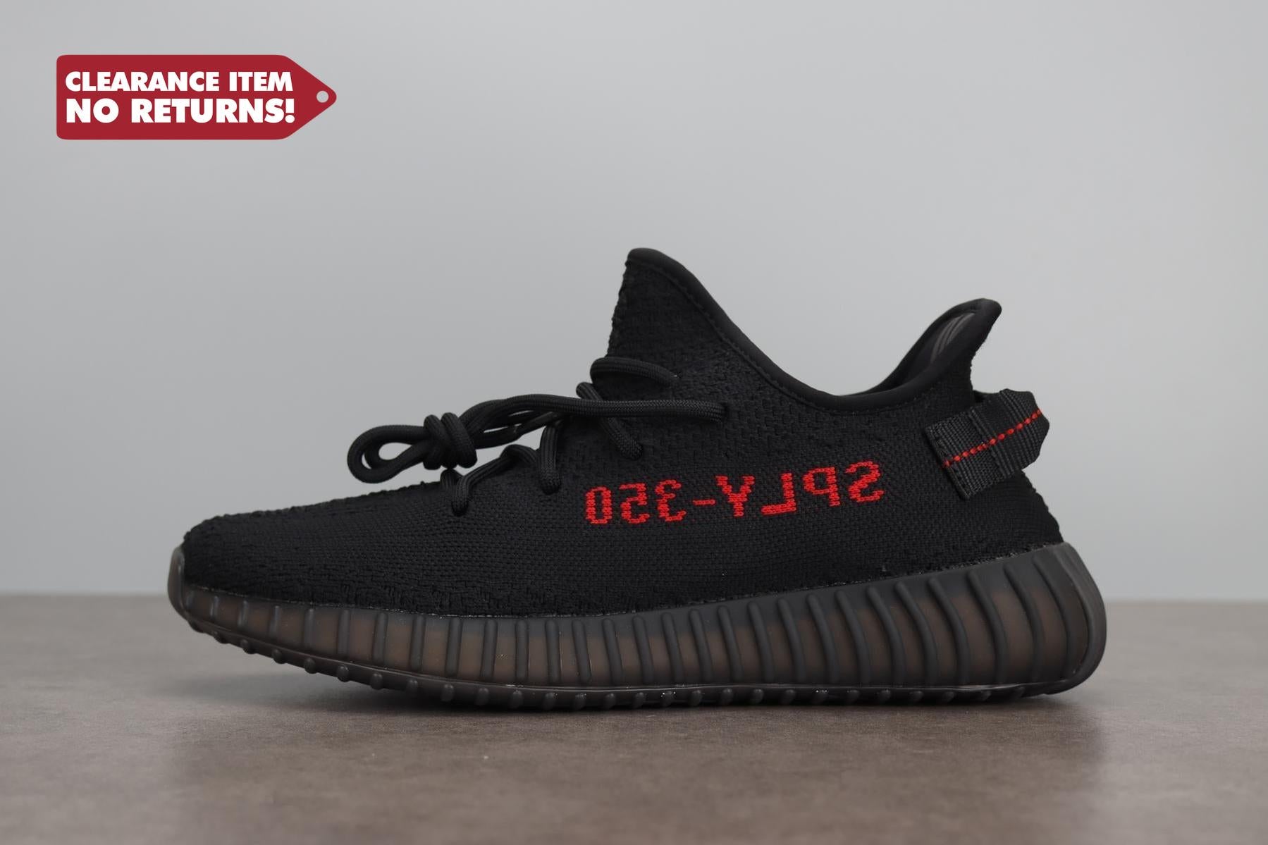 Yzy Boost 350 v2 Black Red "BRED" - UK 8 / US 8.5 / EU 42