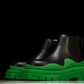 Вottega Veneta Tire Ankle Chelsea Boots 'Black Green'
