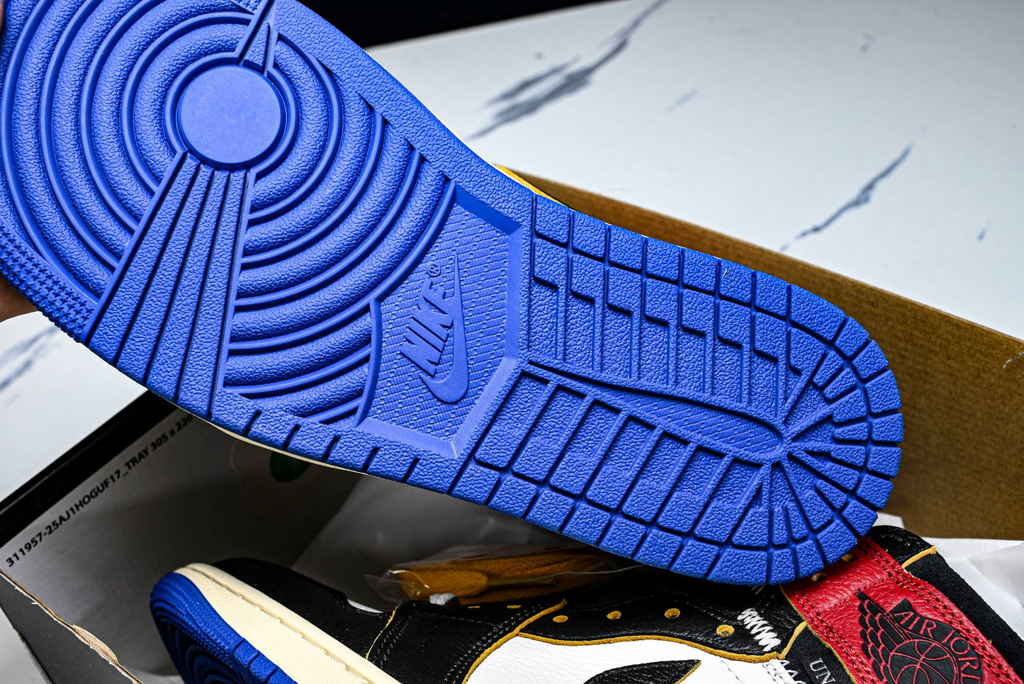 Union LA x Fragment x AJ1 Retro High 'Varsity Red Sport Royal'