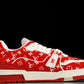 Louis Vuittоп Trainer Low 'Red Monogram Textile'