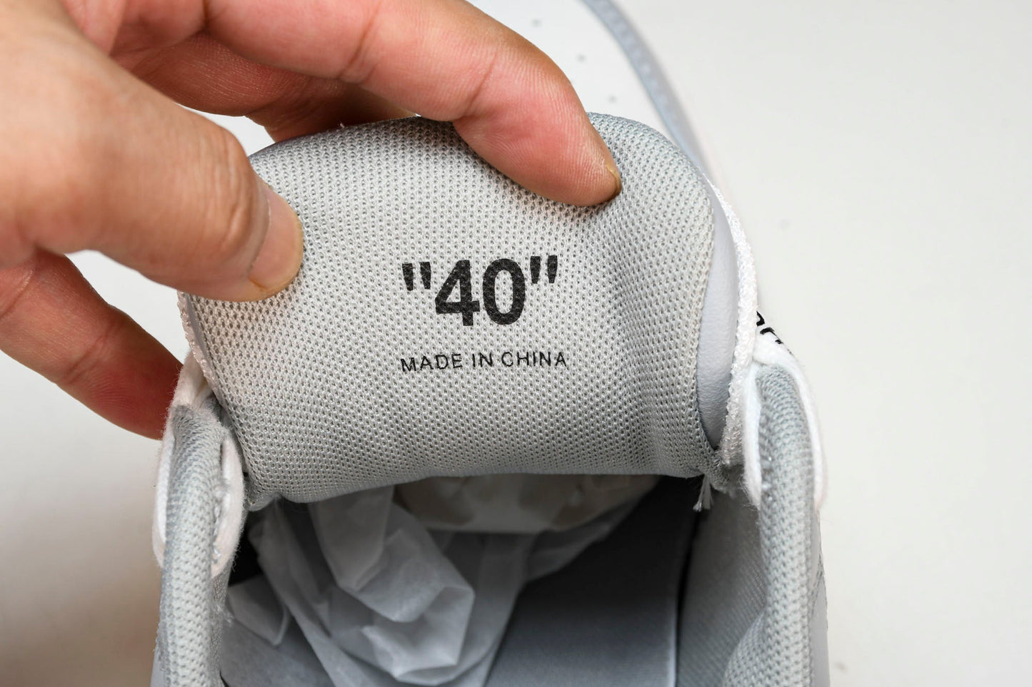 Off-White Out Of Office OOO Low Top 'Grey White' - UK 12 / US 13 / EU 46