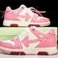 Off-White Out Of Office OOO Low Top 'Sartorial Stitching - Pink White'