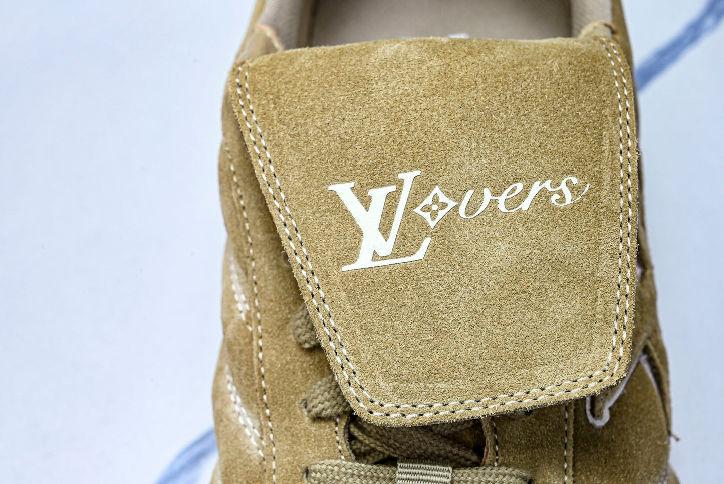 Louis Vuittоп Footprint Football Sneaker 'Beige Suede'