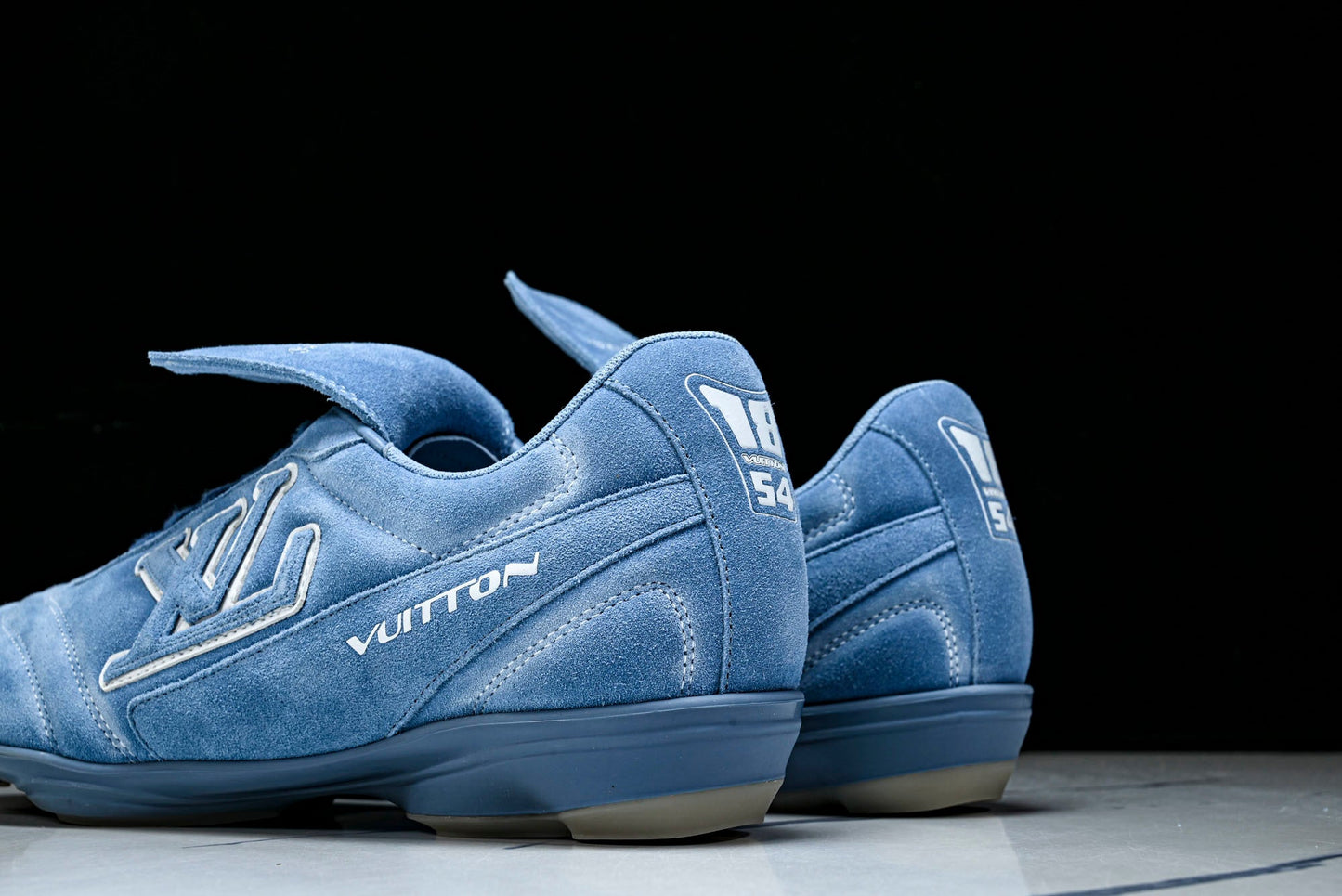 Louis Vuittоп Footprint Football Sneaker 'Blue Suede'