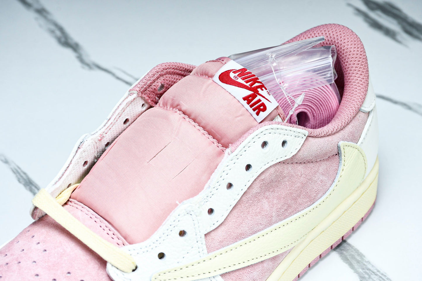 Travis Scott AJ1 Retro Low OG 'Shy Pink' - UK 8 / US 9 / EU 42.5