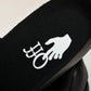 Off-White Out Of Office OOO Low Top "For Walking" - Black White