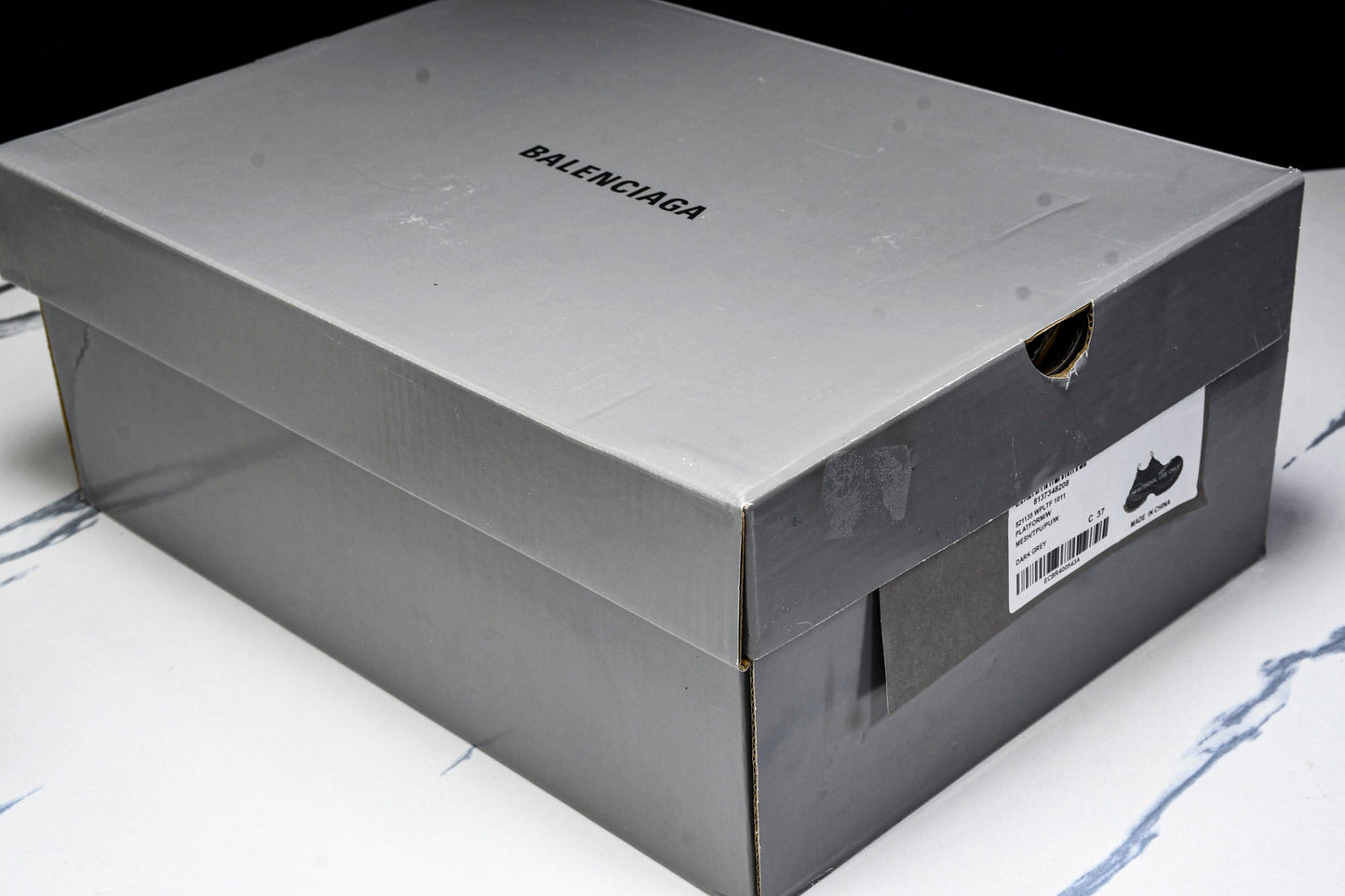 Вalenciaga Platform Sneaker 'Dark Grey Black'