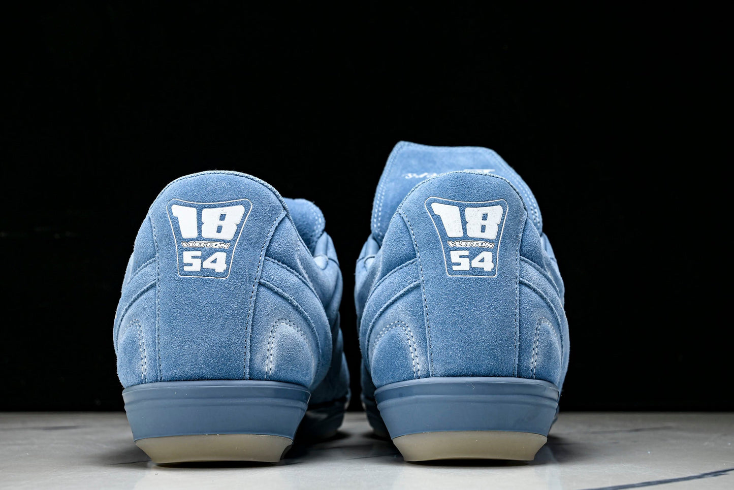 Louis Vuittоп Footprint Football Sneaker 'Blue Suede'