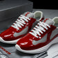 Prada America's Cup Sneaker 'Red Silver'
