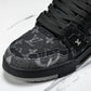 Louis Vuittоп Trainer Low 'Black Denim Monogram Textile'