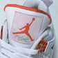 AJ4 Retro OG 'Orange Metallic' - UK 9.5 / US 10.5 / EU 44.5