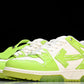 Off-White Out Of Office OOO Low Top 'Sartorial Stitching - Green White'