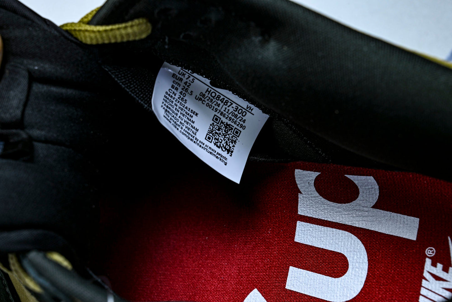 SB Dnk Low x Supreme 94 Camper Green