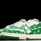 Louis Vuittоп Trainer Low 'Green Monogram Textile'