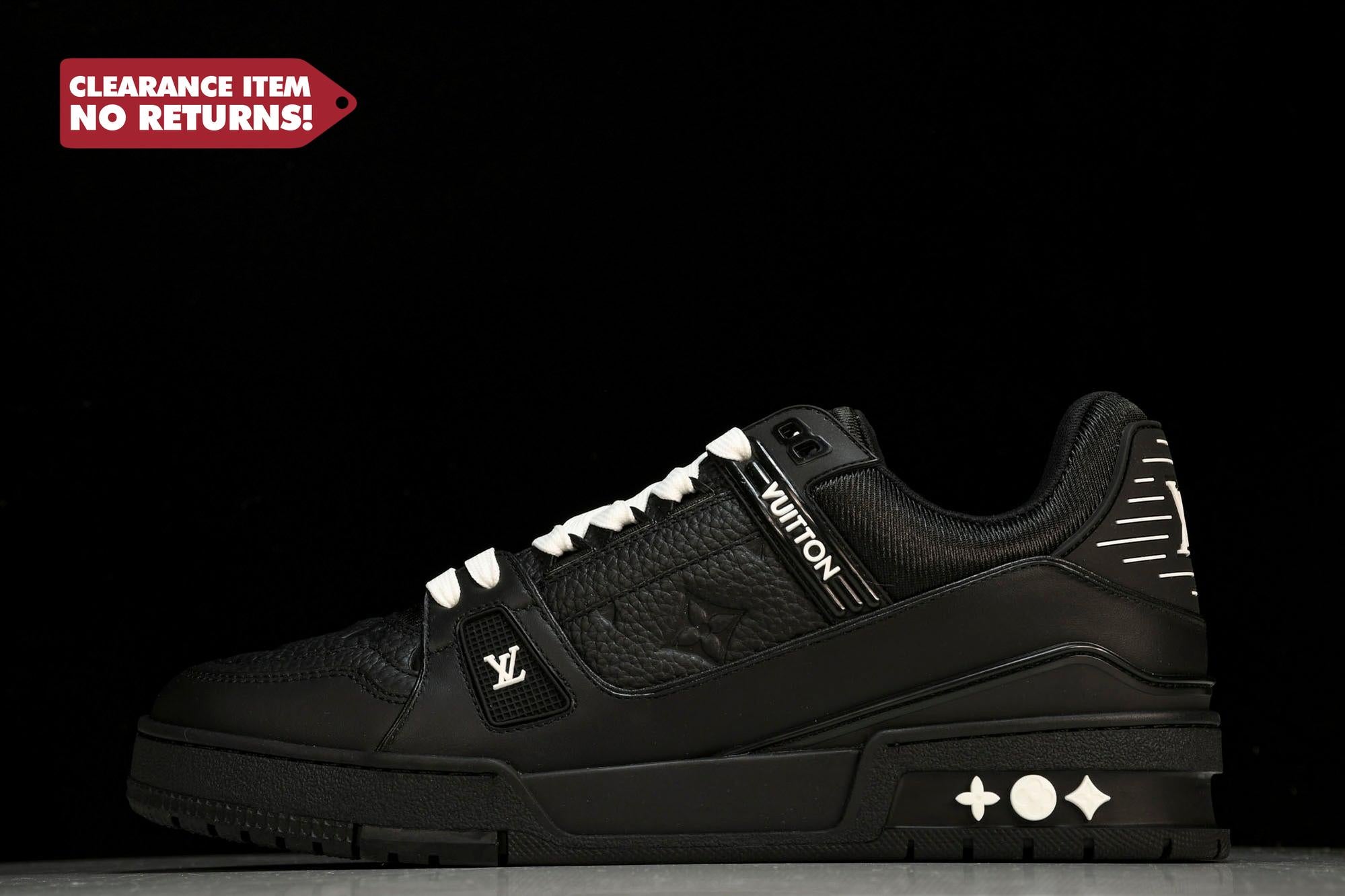 Louis Vuittоп Trainer Low 'Black Embossed' - UK 6 / US 7 / EU 40