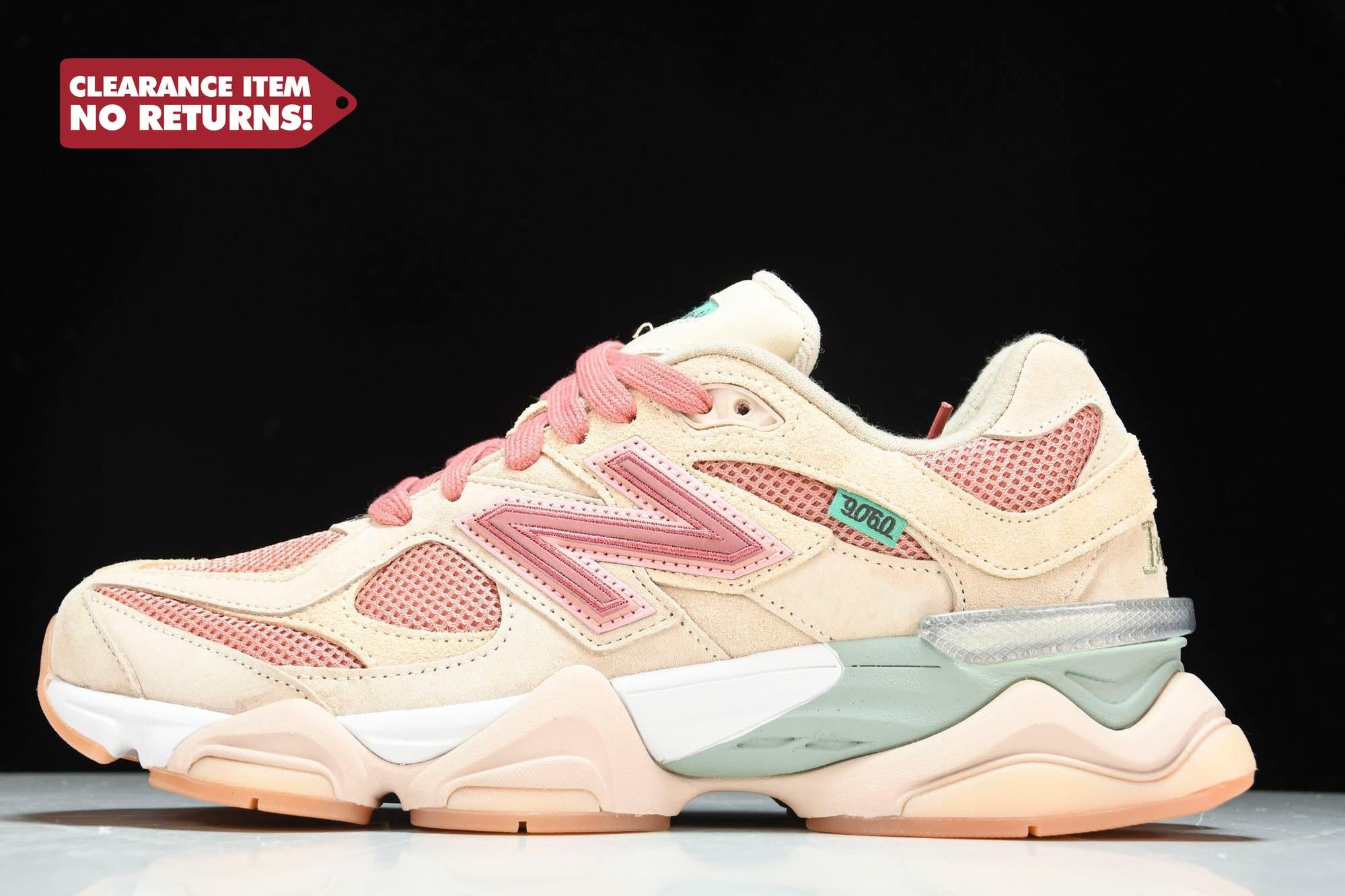NB 9060 x Joe Freshgoods Inside Voices 'Penny Cookie Pink' - UK 4.5 / US 5 / EU 37.5