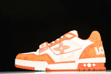 Louis Vuittоп Trainer Low Velcro Strap 'Monogram Denim Orange'