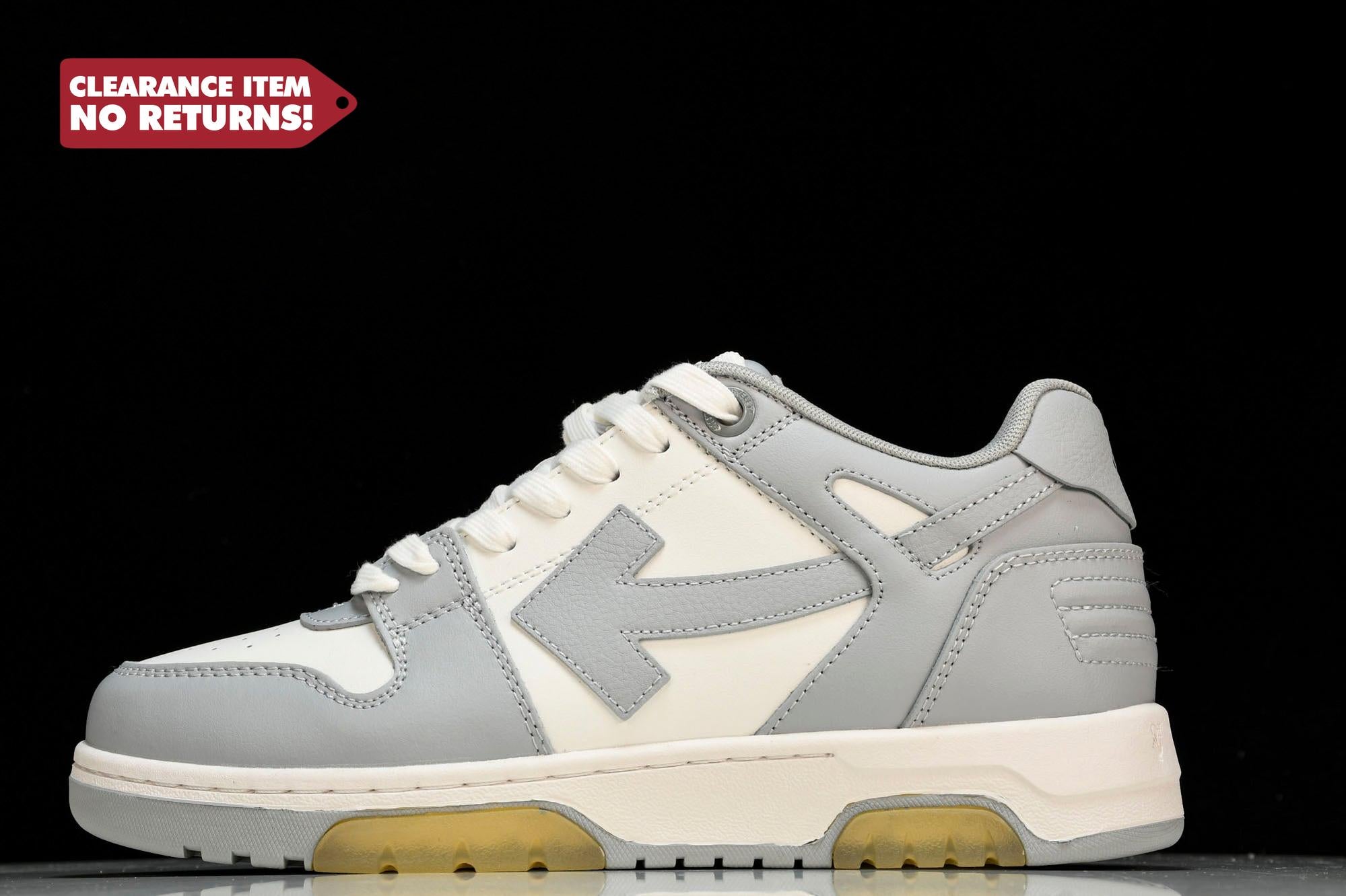 Off-White Out Of Office OOO Low Top 'Grey White' - UK 12 / US 13 / EU 46