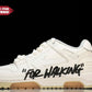 Off-White Out Of Office OOO Low Top "For Walking" - White Black - UK 12 / US 13 / EU 46